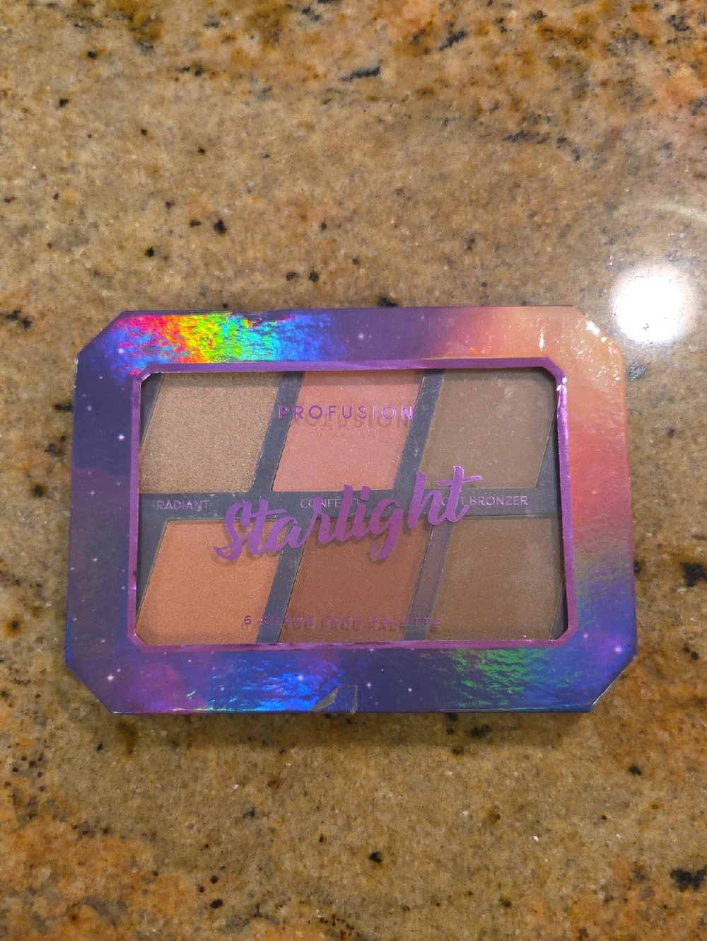 Profusion Cosmetics Starlight Bronzer & Contour Palette - Peach, Brown, Tan